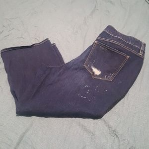Boutique + Skinny Crop jeans 16W
